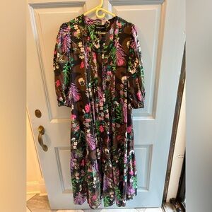 Cynthia Rowley Vibrant Floral Dress